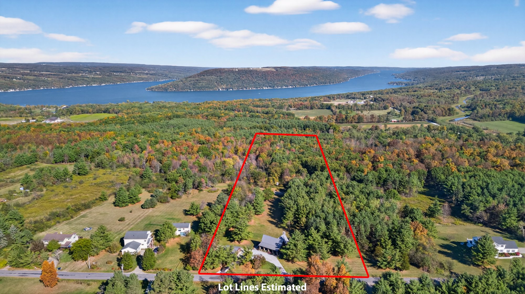 Keuka Lake — Aerial Lot Lines